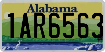 AL license plate 1AR6563