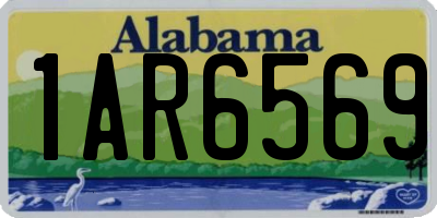 AL license plate 1AR6569