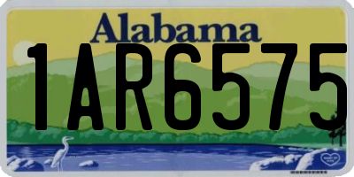 AL license plate 1AR6575