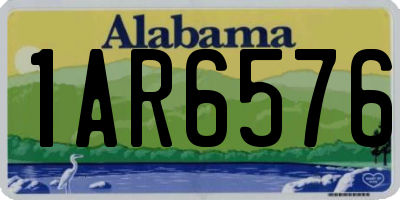 AL license plate 1AR6576