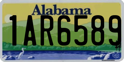 AL license plate 1AR6589