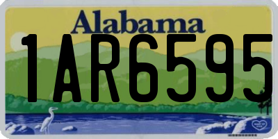 AL license plate 1AR6595