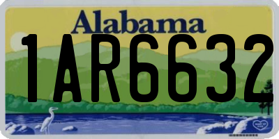 AL license plate 1AR6632