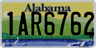 AL license plate 1AR6762