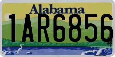 AL license plate 1AR6856