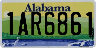 AL license plate 1AR6861
