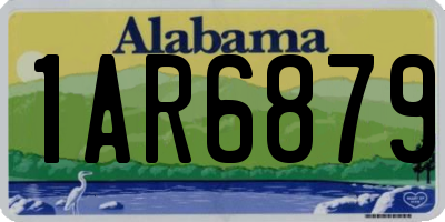 AL license plate 1AR6879