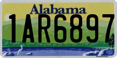 AL license plate 1AR6897