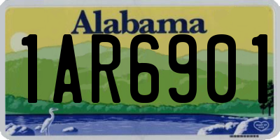 AL license plate 1AR6901