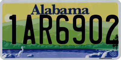 AL license plate 1AR6902