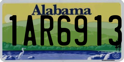 AL license plate 1AR6913
