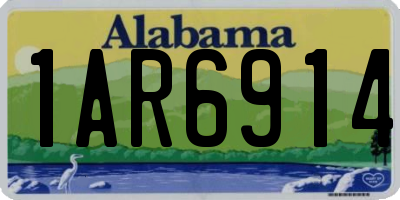 AL license plate 1AR6914