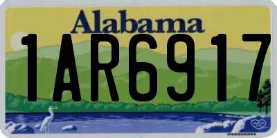AL license plate 1AR6917