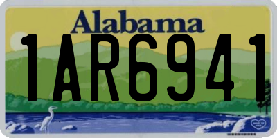 AL license plate 1AR6941