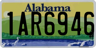 AL license plate 1AR6946