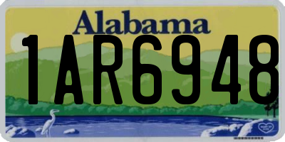 AL license plate 1AR6948