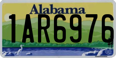 AL license plate 1AR6976