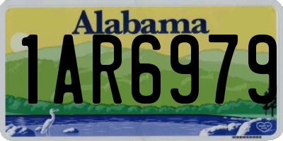 AL license plate 1AR6979