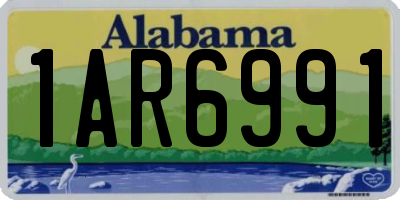 AL license plate 1AR6991