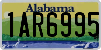 AL license plate 1AR6995
