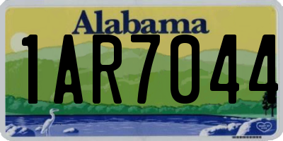 AL license plate 1AR7044