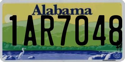 AL license plate 1AR7048