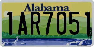 AL license plate 1AR7051