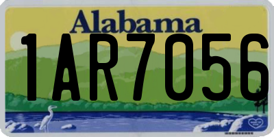 AL license plate 1AR7056