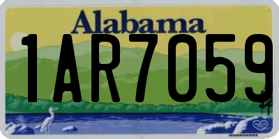 AL license plate 1AR7059