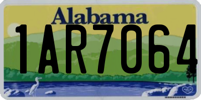AL license plate 1AR7064