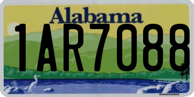 AL license plate 1AR7088