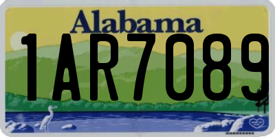 AL license plate 1AR7089
