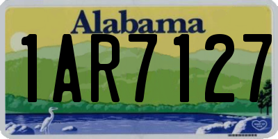 AL license plate 1AR7127