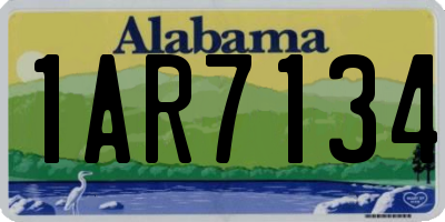 AL license plate 1AR7134
