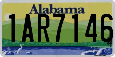 AL license plate 1AR7146