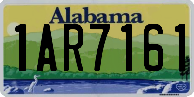 AL license plate 1AR7161