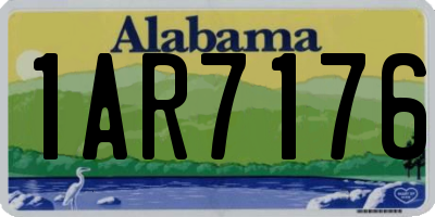 AL license plate 1AR7176