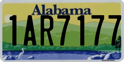 AL license plate 1AR7177