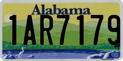 AL license plate 1AR7179