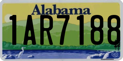 AL license plate 1AR7188