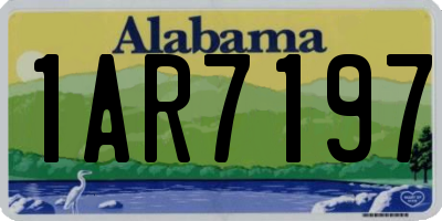 AL license plate 1AR7197