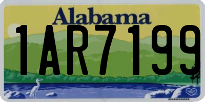 AL license plate 1AR7199