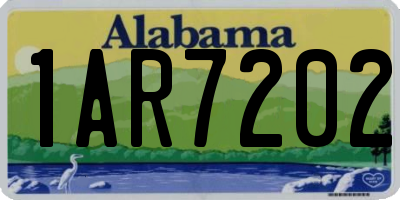 AL license plate 1AR7202