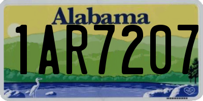 AL license plate 1AR7207