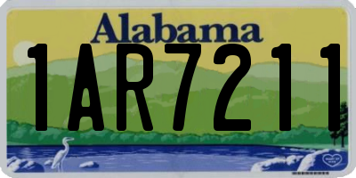 AL license plate 1AR7211