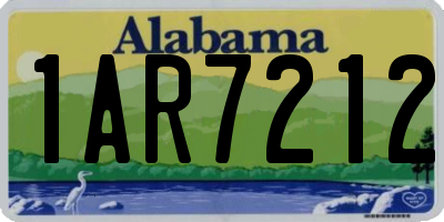 AL license plate 1AR7212