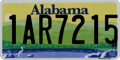 AL license plate 1AR7215