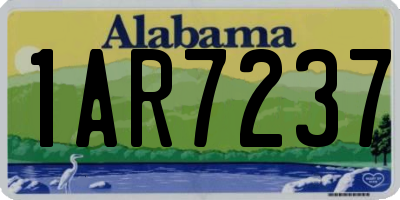 AL license plate 1AR7237