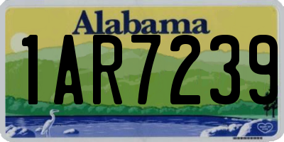AL license plate 1AR7239