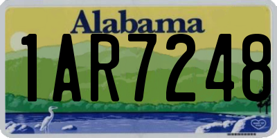 AL license plate 1AR7248